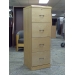 Light Brown Wooden 4 Drawer Vertical Filing Cabinet